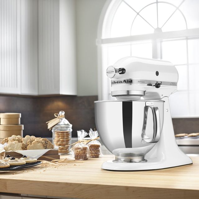 KitchenAid® Artisan® Series White Stand Mixer-2