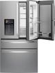 GE Profile™ ENERGY STAR® 36" 22.4 Cu. Ft. Fingerprint Resistant Stainless Steel Smart Counter Depth French Door Refrigerator with Kitchen Assistant™-3