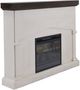 Vintage Furniture Noah Brown/White Accent Mantle-2