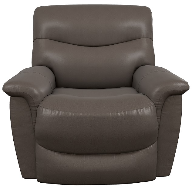 La-Z-Boy® James Walnut Leather Manual Reclining Loveseat with