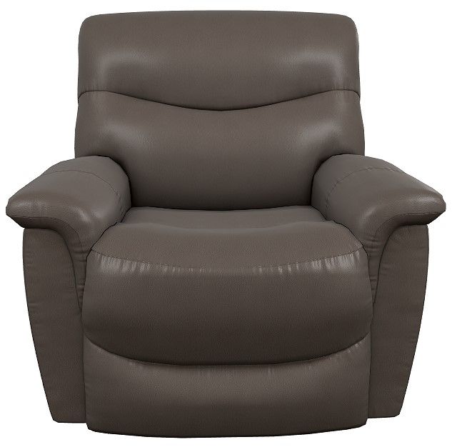 La-Z-Boy® James Walnut Leather Power Rocking Recliner with Headrest-1