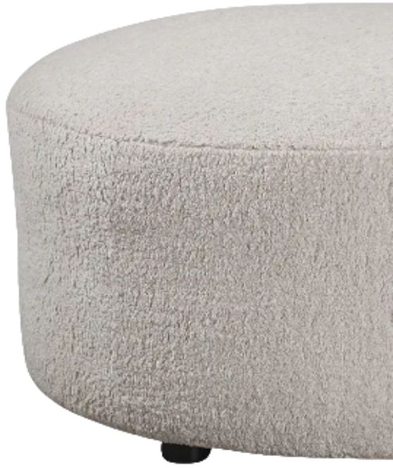 Huntington House Customizable 30" Round Cocktail Ottoman-1