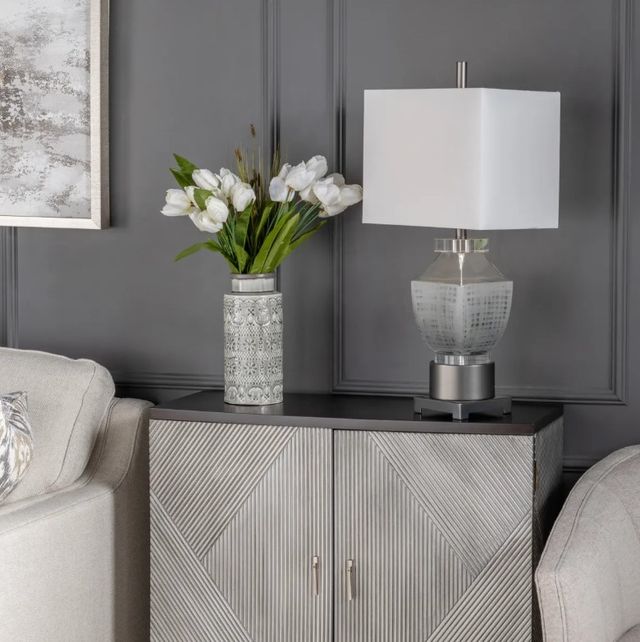 Crestview Collection Mc Cance Gray Table Lamp-1
