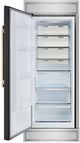 FORNO® Maderno Series Espresso 32" 13.6 Cu. Ft. Black and Antique Brass Left Hinge Built In Convertible Column Refrigerator-1