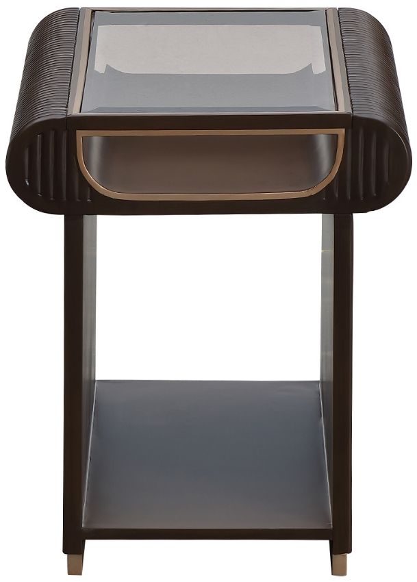 Michael Amini® West Kensington Medium Espresso End Table-3