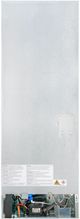 Forno Custodia 24” 10.3 Cu. Ft. White Counter Depth Bottom Freezer Refrigerator with Ice Maker and Antique Brass Handle-4