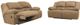 Signature Design by Ashley® Hogan 2-Piece Mocha Living Room Set with Reclining Sofa-0