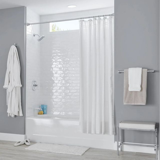 American Standard Princeton® Americast® White 60" x 34" Integral Apron Bathtub Left-Hand Outlet-3