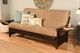 Kodiak Furniture Phoenix Suede Peat/Espresso Full Futon with Mattress-3