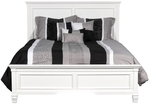 New Classic® Home Furnishings Tamarack White Eastern King Panel Bed-2