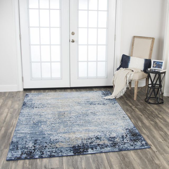 Rizzy Home Encore Blue 8' x 10' Rug-1