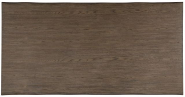 Homelegance® Rochelle Oak Dining Table with Black Base-3