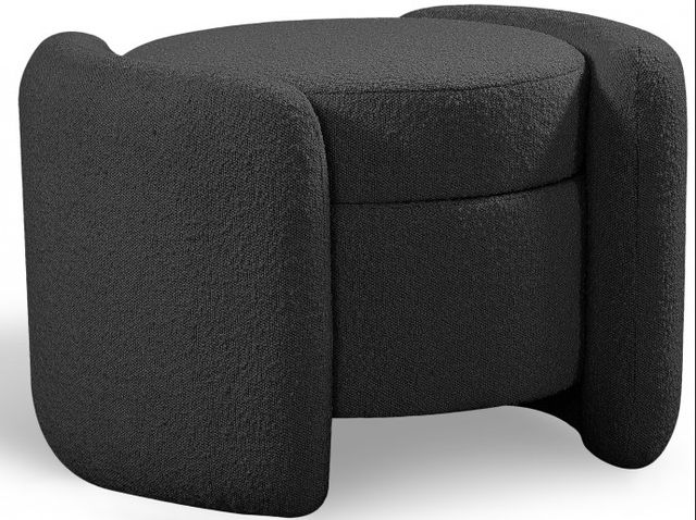 Meridian Furniture Horizon Black Ottoman-0