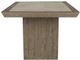 Classic Home Efron Antique White Dining Table with Distressed Gray Base-2