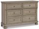 Signature Design by Ashley® Lettner 2-Piece Light Gray California King Panel Bed Set-2