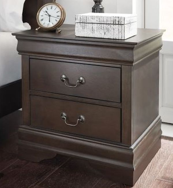 Signature Design by Ashley® Leewarden Dark Brown Nightstand-4