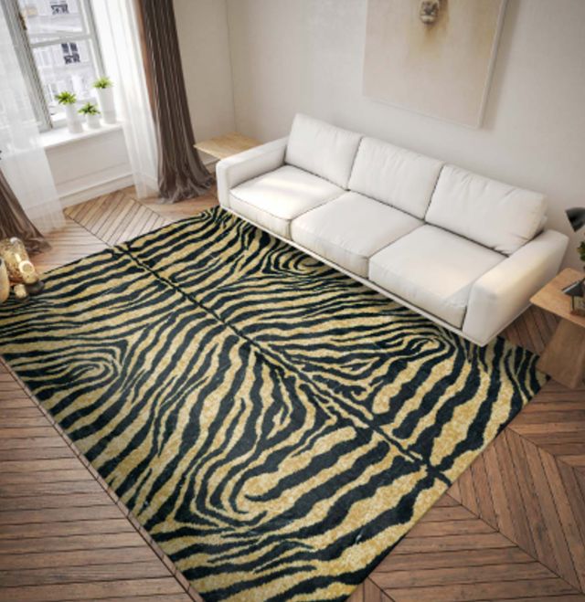 Dalyn™ Rug Company Akina Gold 8'x10' Style 1 Area Rug-2