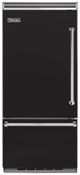 Viking® 5 Series 36 in. 20.4 Cu. Ft. Onyx Built In Left Hinge Bottom Freezer Refrigerator-0