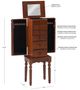 Powell® Ollie Cherry Jewelry Armoire-2