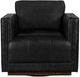 Four Hands Kiera Sonoma Black Swivel Chair-1