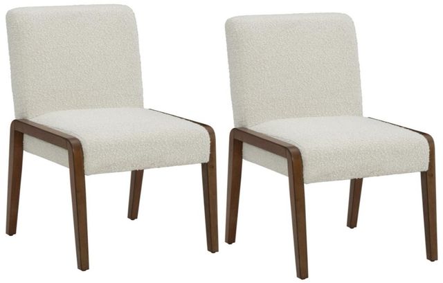 Martin Svensson Bixby 2-Piece Brown/White Dining Side Chair Set-0
