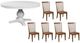 Signature Design by Ashley® Greddinton 7-Piece Brown/White Dining Table Set-0