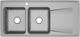 Elkay Lustertone® Classic Lustrous Satin 48" x 22" x 7-5/8" 1-Hole Equal Double Bowl Drop-In Sink with Right Drainboard-1
