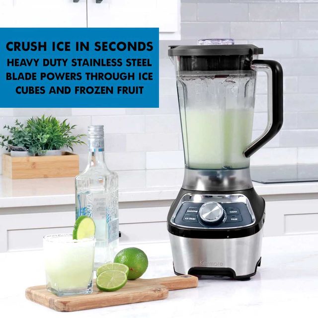 Kenmore® 1200W Black and Stainless Steel Counter Blender-4