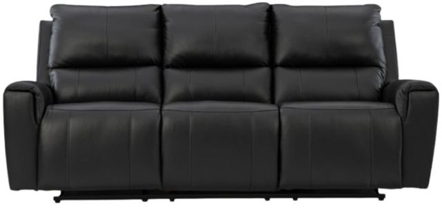 Signature Design by Ashley® Glossmore Black Manual Reclining Sofa-2