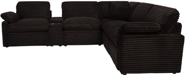 Coaster® Collins 6-Piece Chocolate Brown Modular Power Reclining Sectional-3