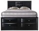 ACME Furniture Ireland Black Eastern King Bookcase Bed-1