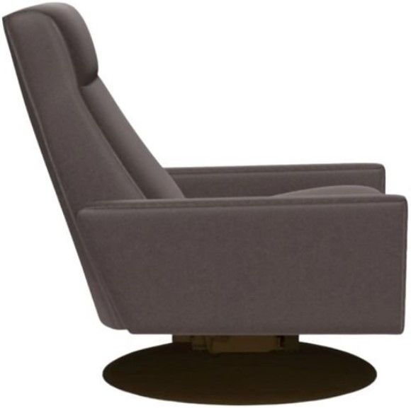 American Leather® Customizable Cloud Leather 36" Manual Recliner-2