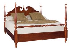 American Drew® Cherry Grove Queen Low Poster Bed