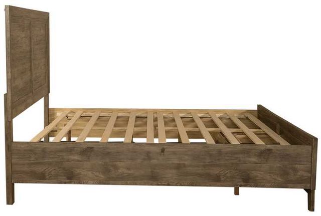 Liberty Furniture Ridgecrest Cobblestone Queen Storage Panel Bed-3