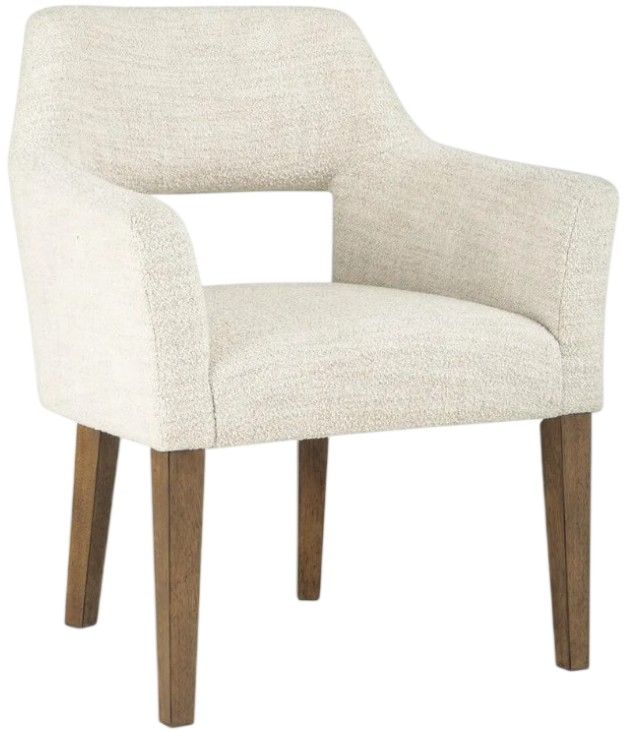 Signature Design by Ashley® Marxmore Beige/Brown Dining Arm Chair-0
