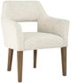 Signature Design by Ashley® Marxmore Beige/Brown Dining Arm Chair-0