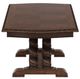 Bernards Coventry Brown Trestle Dining Table-2