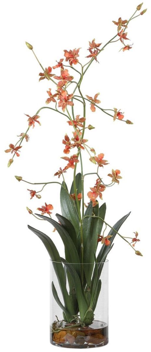 Uttermost® Dancing Green/Orange Orchid-3