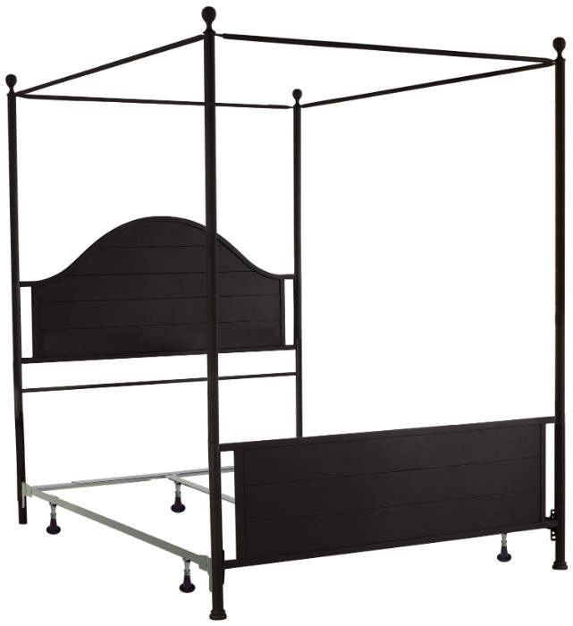 HH2 Home Cumberland Black Queen Canopy Bed | Hoelscher's