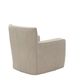 Soft Line 4821 Ivory All Leather Swivel Chair-4