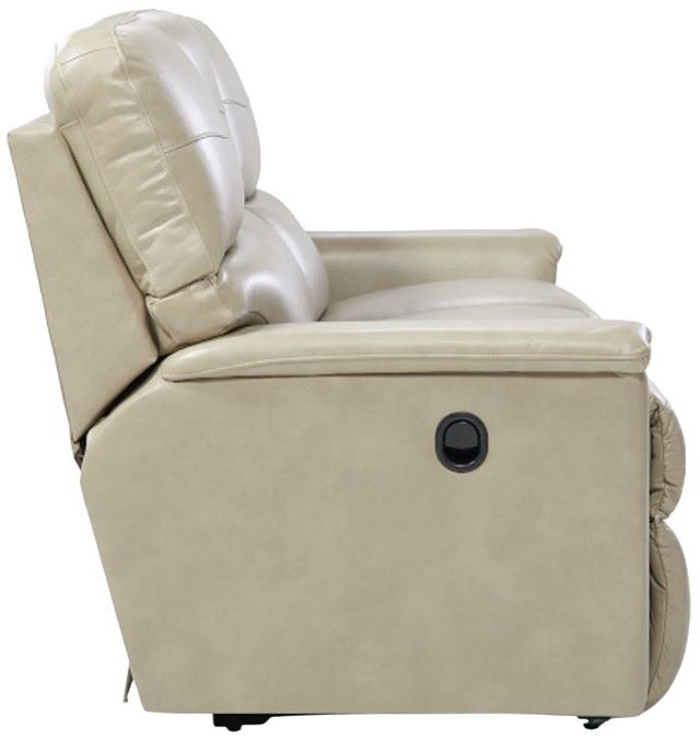 La-Z-Boy® Ava Ivory Leather Manual Reclining Sofa-3