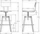 Amisco Customizable Architect Adjustable Corkscrew Stool-2
