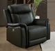 Mazin Furniture Cyrus Black Power Glider Reclining Chair-2