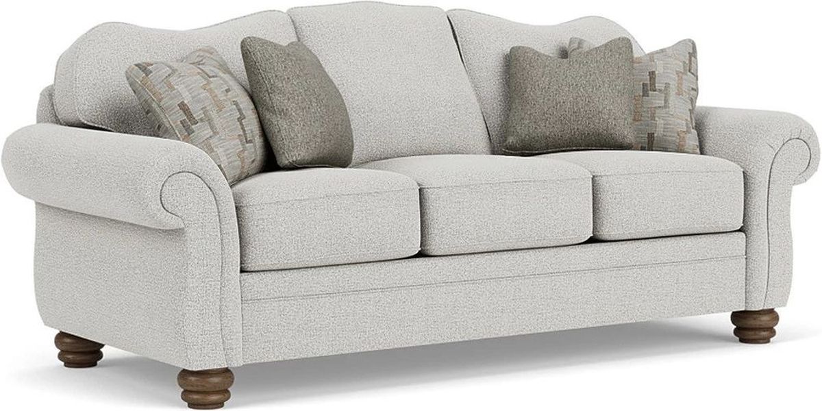 Flexsteel Bexley Silver Driftwood Sofa Weathers