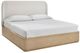 Modus Furniture Penny Buff Cream Ash/Oatmeal Eastern King Upholstered Platform Bed-0