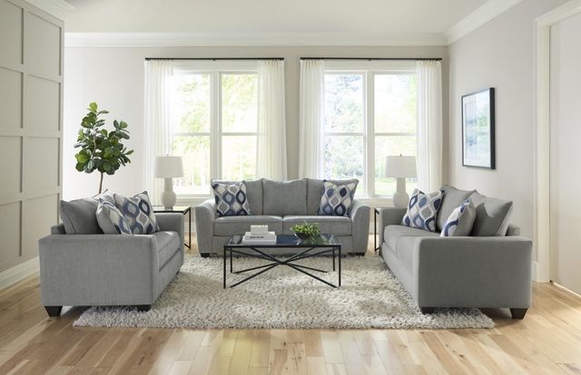 Albany Industries Clearview Gray Twin Sleeper Sofa-2