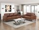 Homelegance® Malcolm Chocolate Loveseat-1