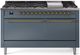Ilve® Nostalgie II Series 60" Blue Grey Pro Style Dual Fuel Range-0