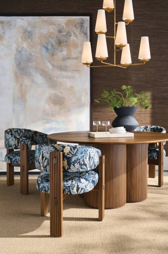 Rowe® Kindred Sesame Round Dining Table-1