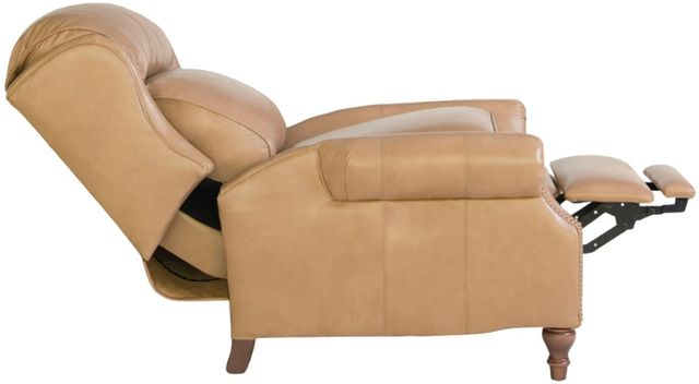 Smith Brothers Customizable 732 Leather Manual Pressback Reclining Chair-1